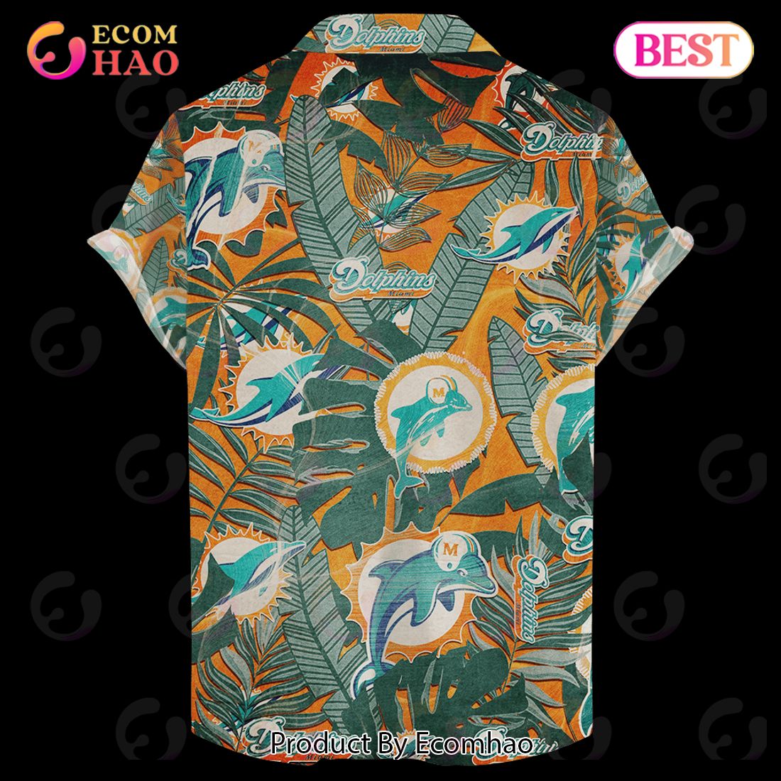 Miami Dolphins Hawaiian Retro Logo Revolution NFL 2023