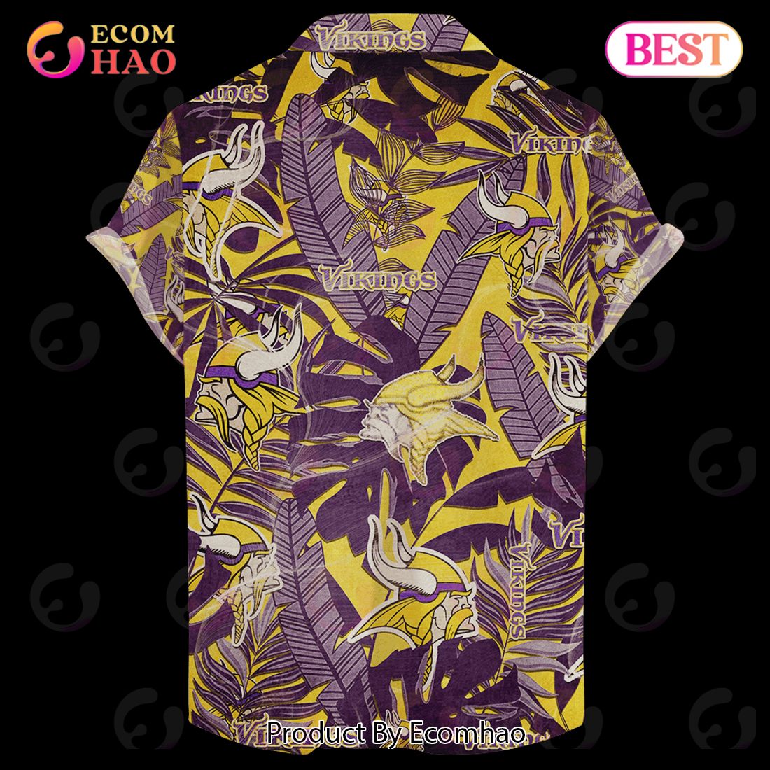 Minnesota Vikings Hawaiian Retro Logo Revolution NFL 2023