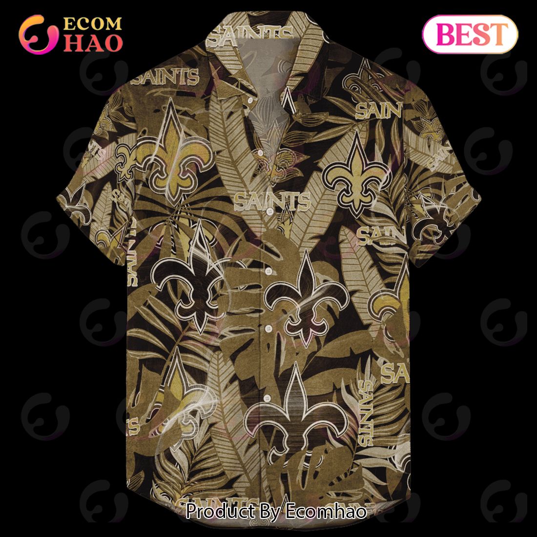 New Orleans Saints Hawaiian Retro Logo Revolution NFL 2023