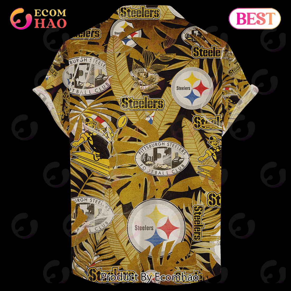 Pittsburgh Steelers Hawaiian Retro Logo Revolution NFL 2023