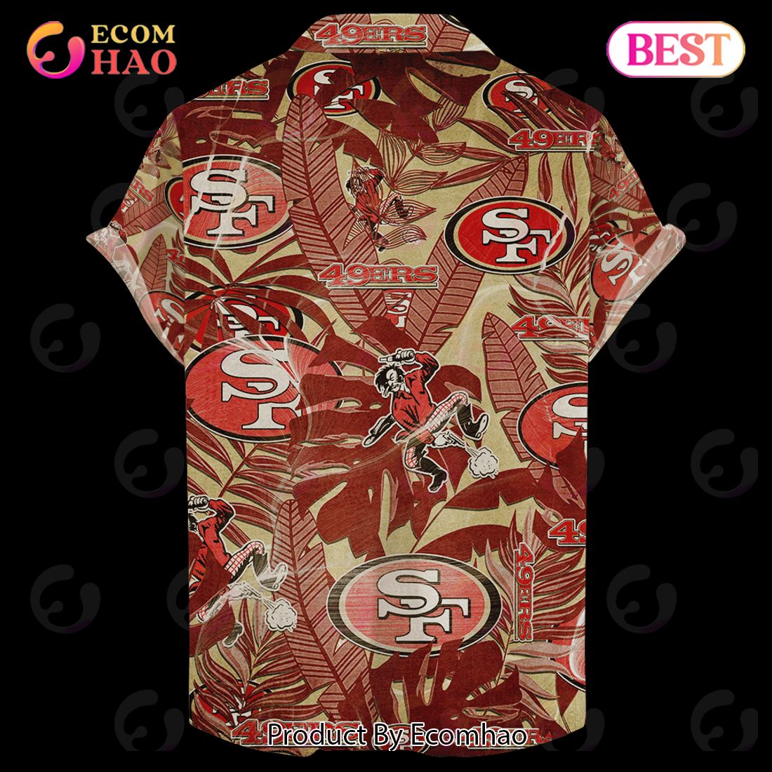 San Francisco 49ers Hawaiian Retro Logo Revolution NFL 2023