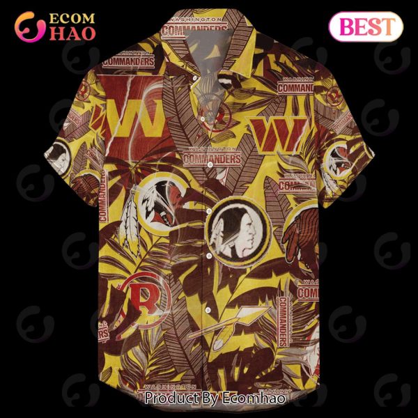 Washington Commanders Hawaiian Retro Logo Revolution NFL 2023