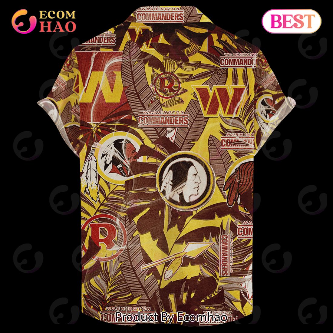 Washington Commanders Hawaiian Retro Logo Revolution NFL 2023