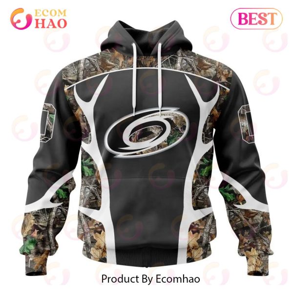 NHL Carolina Hurricanes Special Camo Hunting Design 3D Hoodie