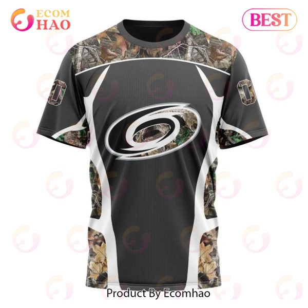 NHL Carolina Hurricanes Special Camo Hunting Design 3D Hoodie