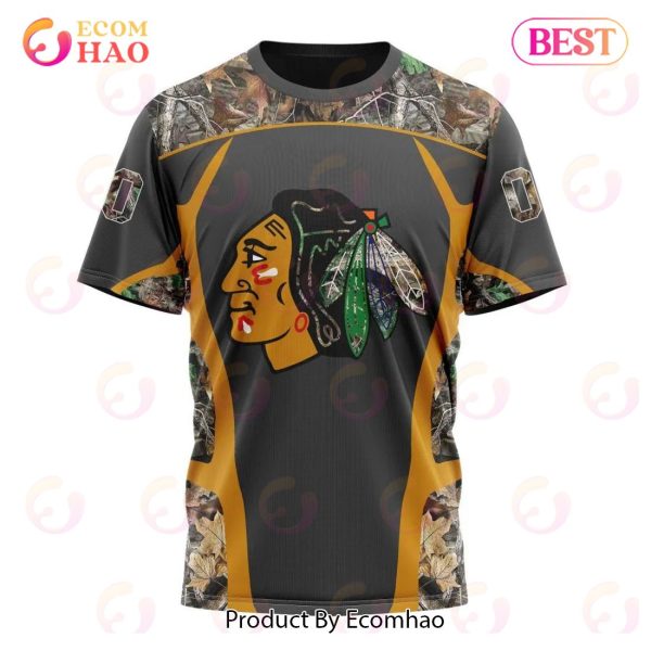 NHL Chicago Blackhawks Special Camo Hunting Design 3D Hoodie