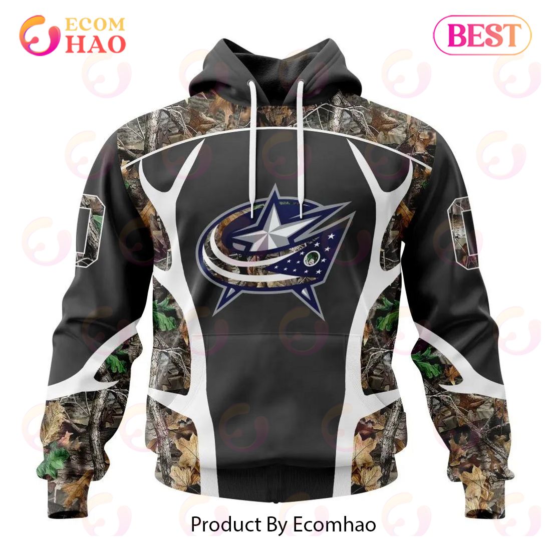 NHL Calgary Flames Special Camo Hunting Design 3D Hoodie