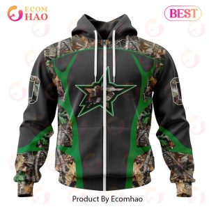 NHL Dallas Stars Special Camo Hunting Design 3D Hoodie