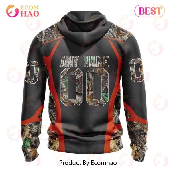 NHL Edmonton Oilers Special Camo Hunting Design 3D Hoodie