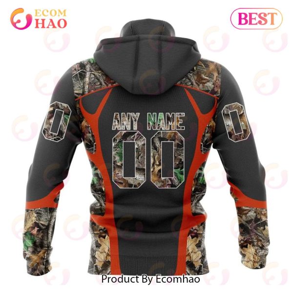 NHL Edmonton Oilers Special Camo Hunting Design 3D Hoodie
