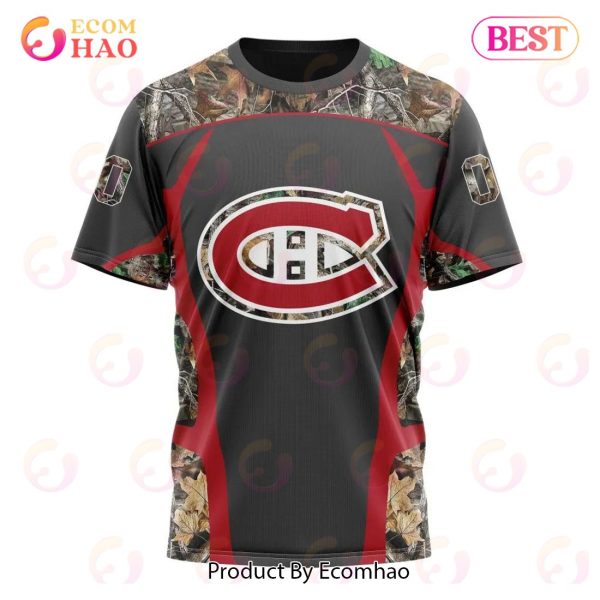 NHL Montreal Canadiens Special Camo Hunting Design 3D Hoodie