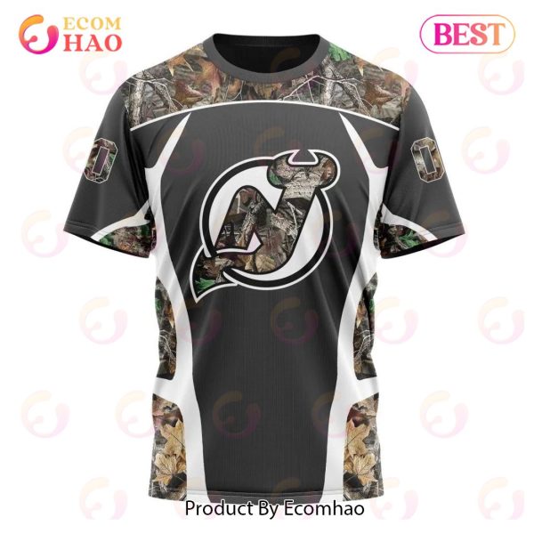 NHL New Jersey Devils Special Camo Hunting Design 3D Hoodie