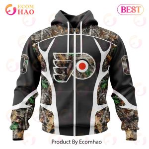 NHL Philadelphia Flyers Special Camo Hunting Design 3D Hoodie