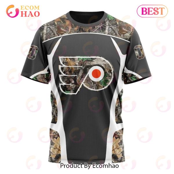 NHL Philadelphia Flyers Special Camo Hunting Design 3D Hoodie