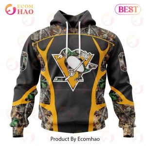 NHL Pittsburgh Penguins Special Camo Hunting Design 3D Hoodie