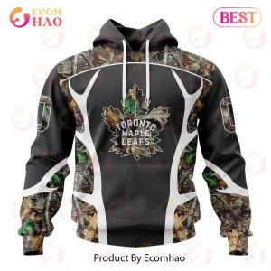 NHL Toronto Maple Leafs Special Camo Hunting Design 3D Hoodie