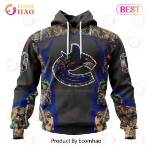 NHL Vancouver Canucks Special Camo Hunting Design 3D Hoodie