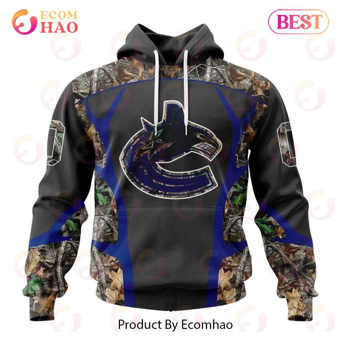 NHL Tampa Bay Lightning Special Camo Hunting Design 3D Hoodie