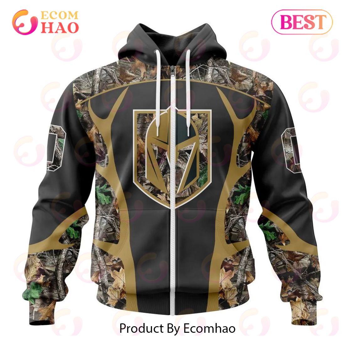 NHL Vegas Golden Knights Special Camo Hunting Design 3D Hoodie