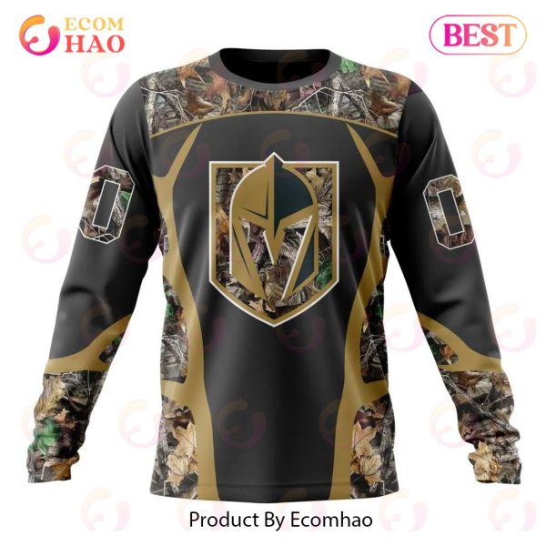 NHL Vegas Golden Knights Special Camo Hunting Design 3D Hoodie