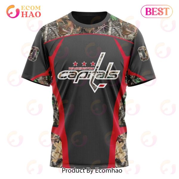 NHL Washington Capitals Special Camo Hunting Design 3D Hoodie
