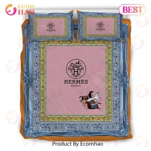 Hermes Luxury French Fashion Bedding Sets Duvet Cover Bedroom Sets Bedset Bedlinen Best Luxury Bed Sets