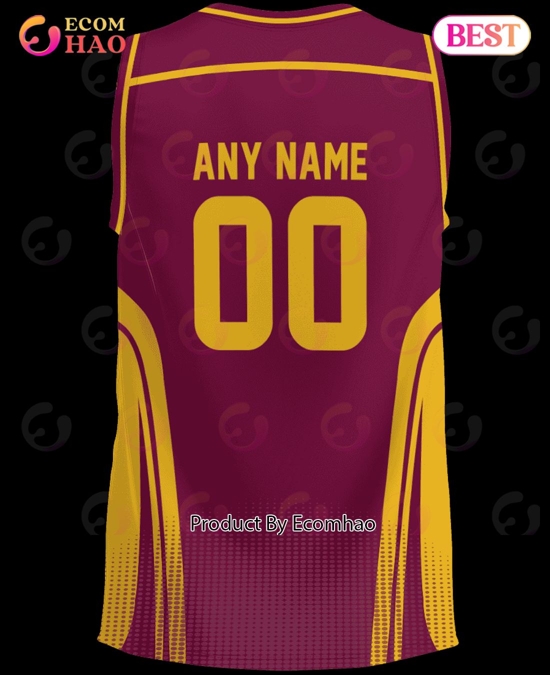 NRL Brisbane Broncos Basketball Jerseys Tanktop 2023 Personalized