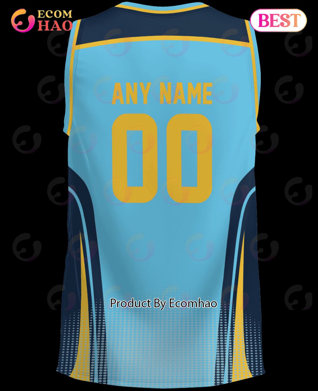 NRL Gold Coast Titans Basketball Jerseys Tanktop 2023 Personalized