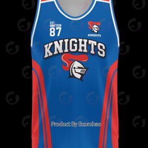 NRL Newcastle Knights Basketball Jerseys Tanktop 2023 Personalized