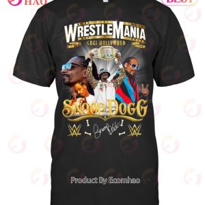 WrestleMania Goes Hollywood Snoop Dogg Siganture T-Shirt