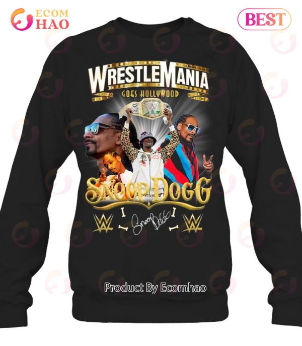 WrestleMania Goes Hollywood Snoop Dogg Siganture T-Shirt