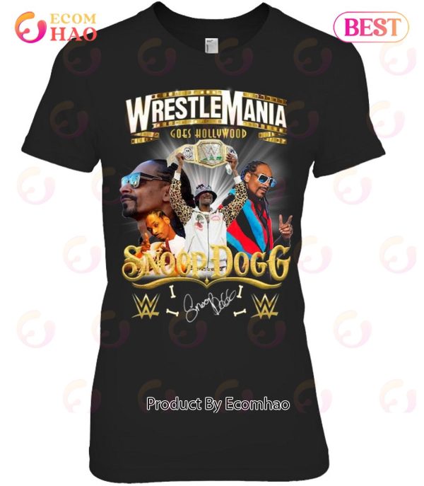 WrestleMania Goes Hollywood Snoop Dogg Siganture T-Shirt