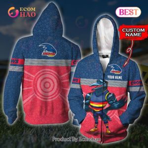 AFL Adelaide Crows Custom Name 3D Shirt