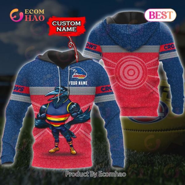 AFL Adelaide Crows Custom Name 3D Shirt