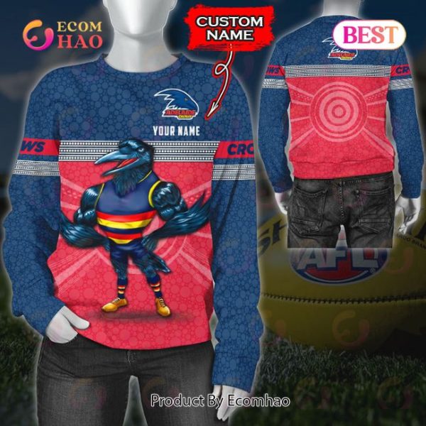 AFL Adelaide Crows Custom Name 3D Shirt