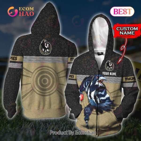 AFL Collingwood Magpies Custom Name 3D Shirt