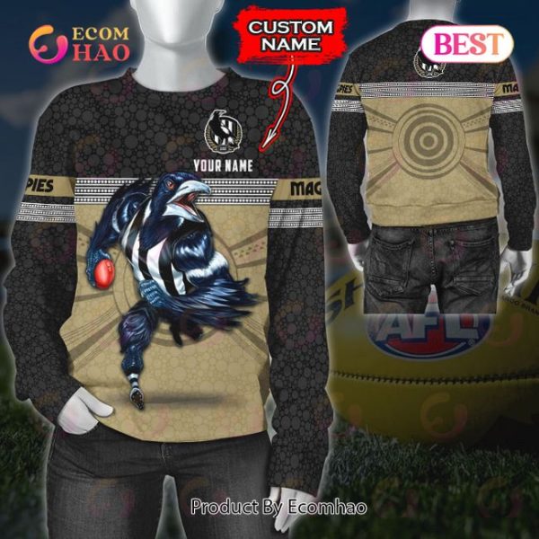 AFL Collingwood Magpies Custom Name 3D Shirt