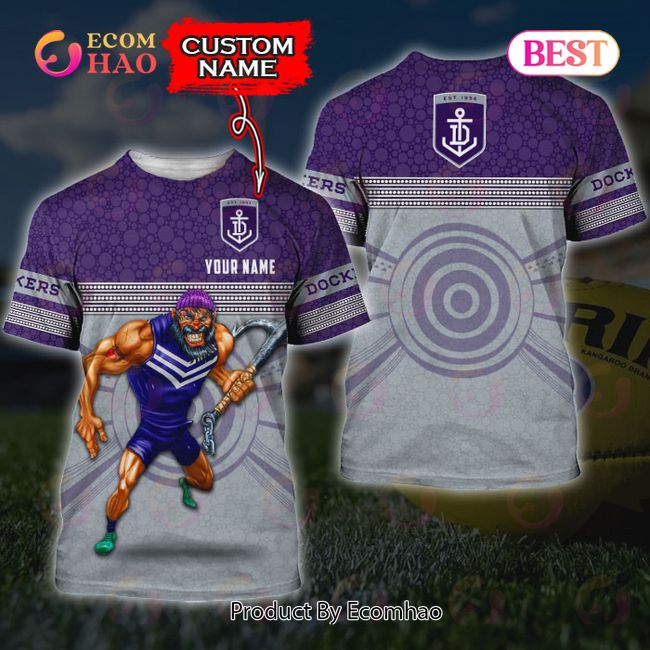 AFL Fremantle Dockers Custom Name 3D Shirt