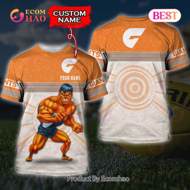 AFL Greater Western Sydney Giants Custom Name 3D Shirt