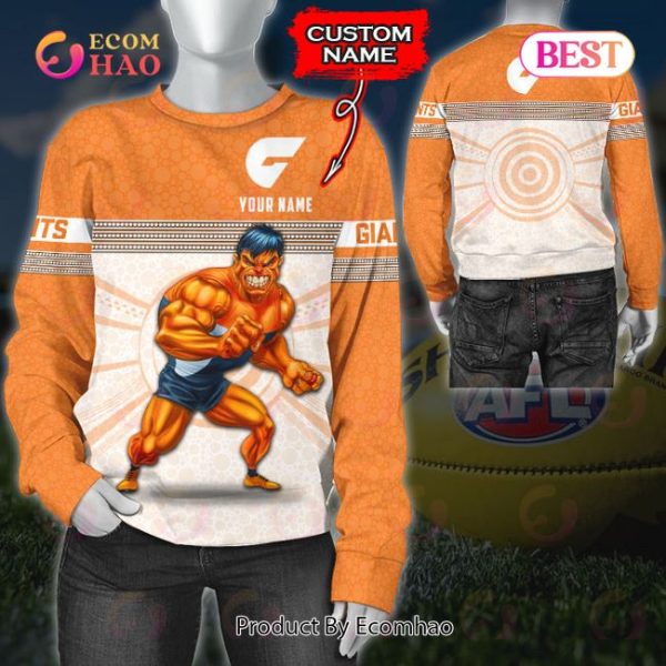 AFL Greater Western Sydney Giants Custom Name 3D Shirt