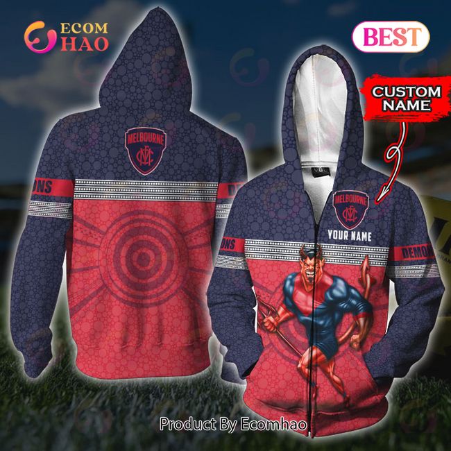 AFL Melbourne Demons Custom Name 3D Shirt