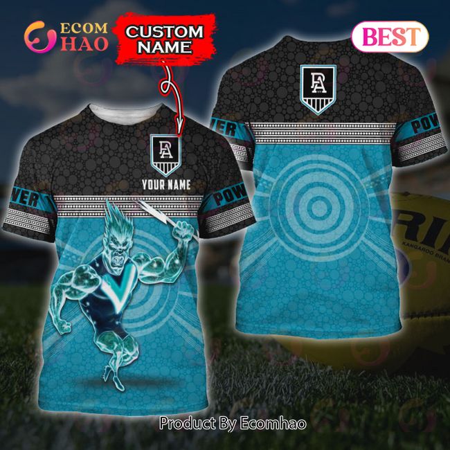 AFL Port Adelaide Power Custom Name 3D Shirt