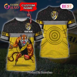 AFL Richmond Tigers Custom Name 3D Shirt