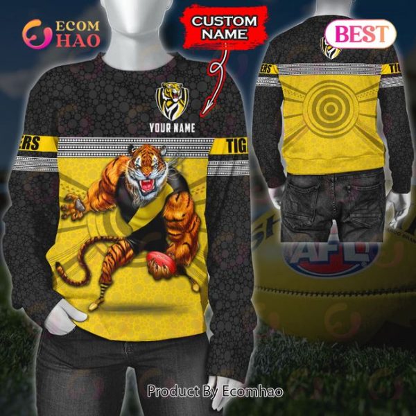 AFL Richmond Tigers Custom Name 3D Shirt