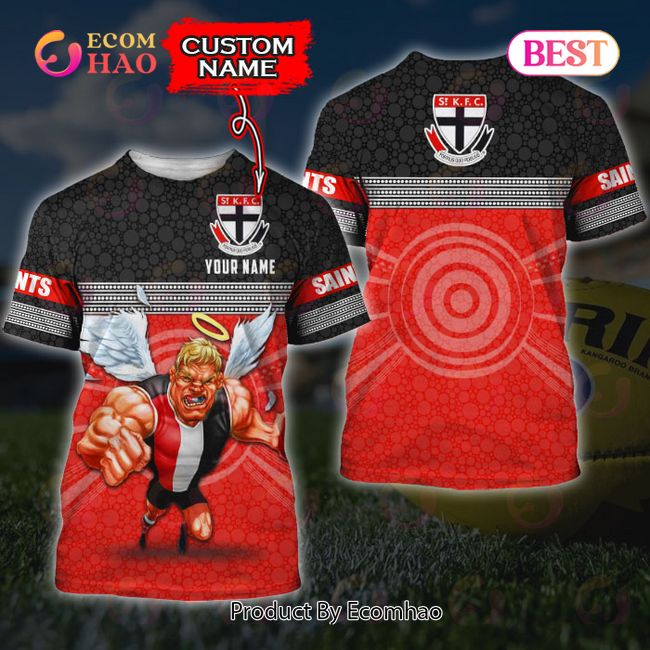 AFL St Kilda Saints Custom Name 3D Shirt