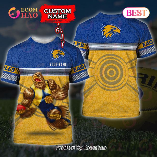 AFL West Coast Eagles Custom Name 3D Shirt