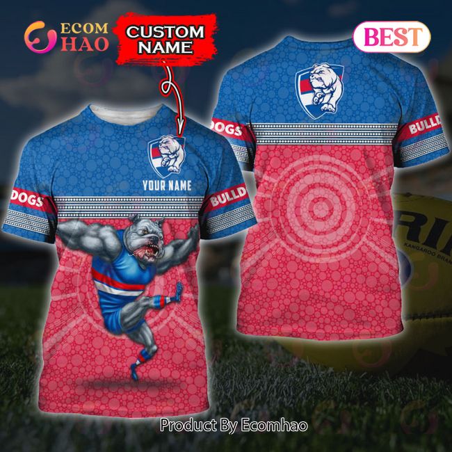 AFL Western Bulldogs Custom Name 3D Shirt