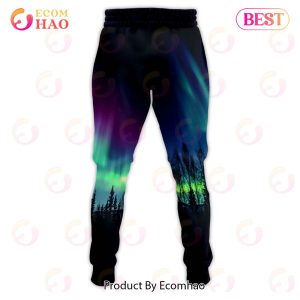 NHL Minnesota Wild Special Pants Design With Northern Lights
