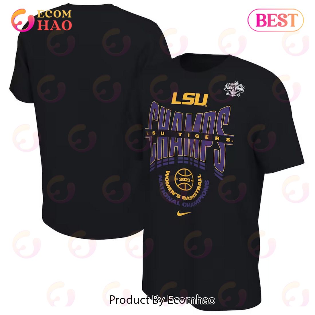 LSU Tigers 2023 NCAA Women’s Basketball National Champions Locker Room Shirt