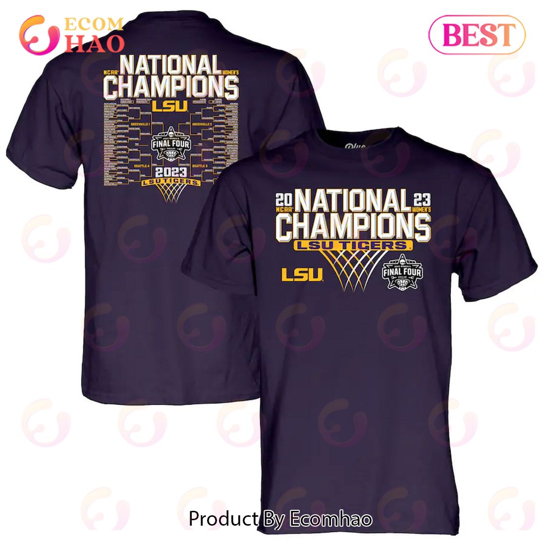 LSU Tigers 2023 NCAA Women’s Basketball National Champions Shirt – Purple